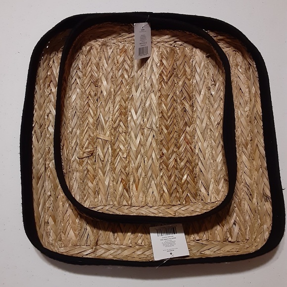 Rustic Woven Wicker Basket Set - Picture 3 of 3